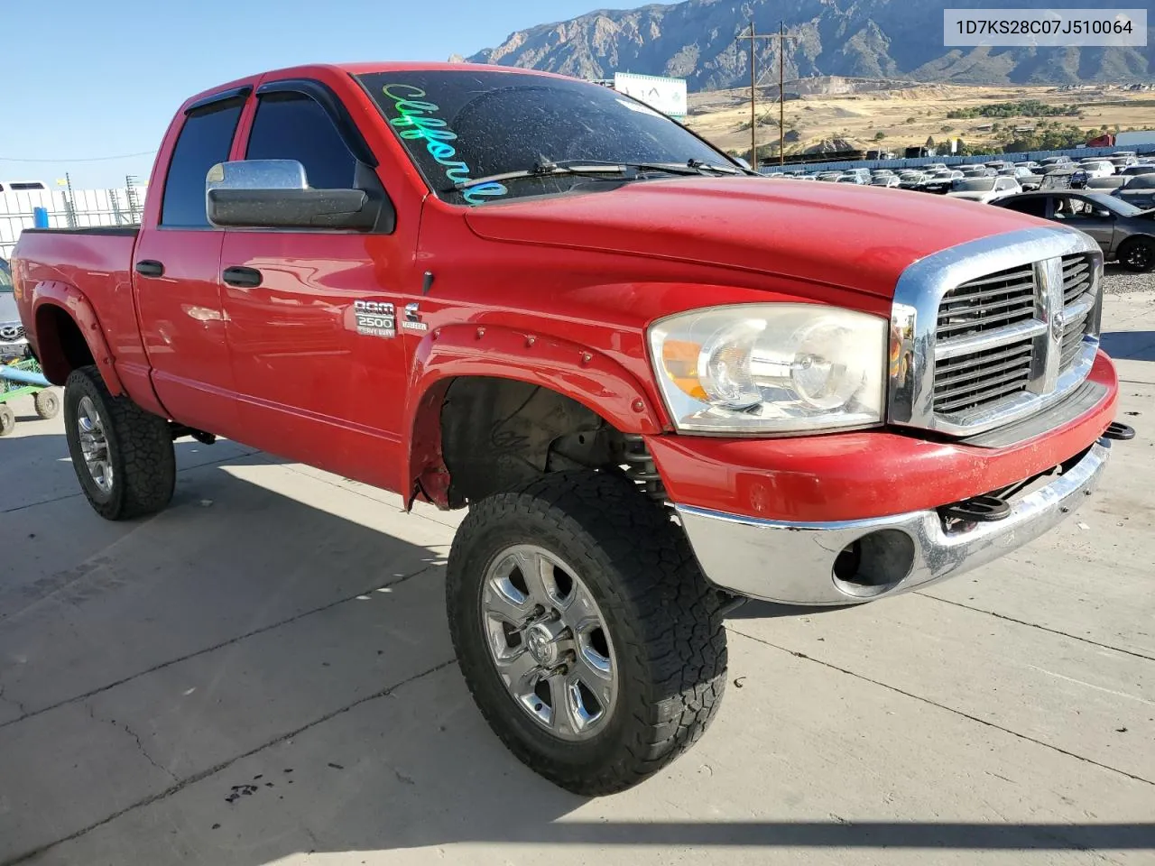 2007 Dodge Ram 2500 St VIN: 1D7KS28C07J510064 Lot: 72928404