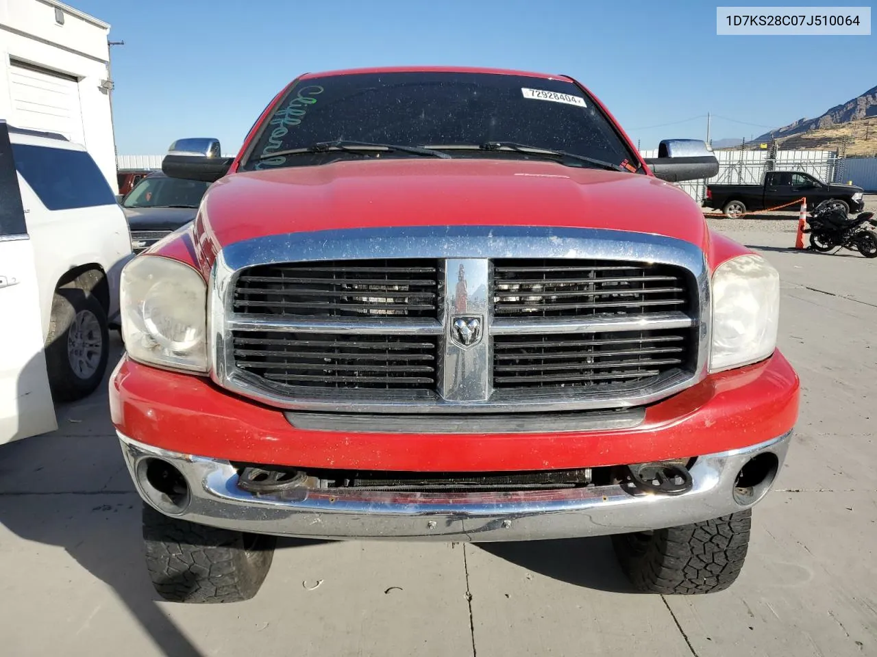 2007 Dodge Ram 2500 St VIN: 1D7KS28C07J510064 Lot: 72928404