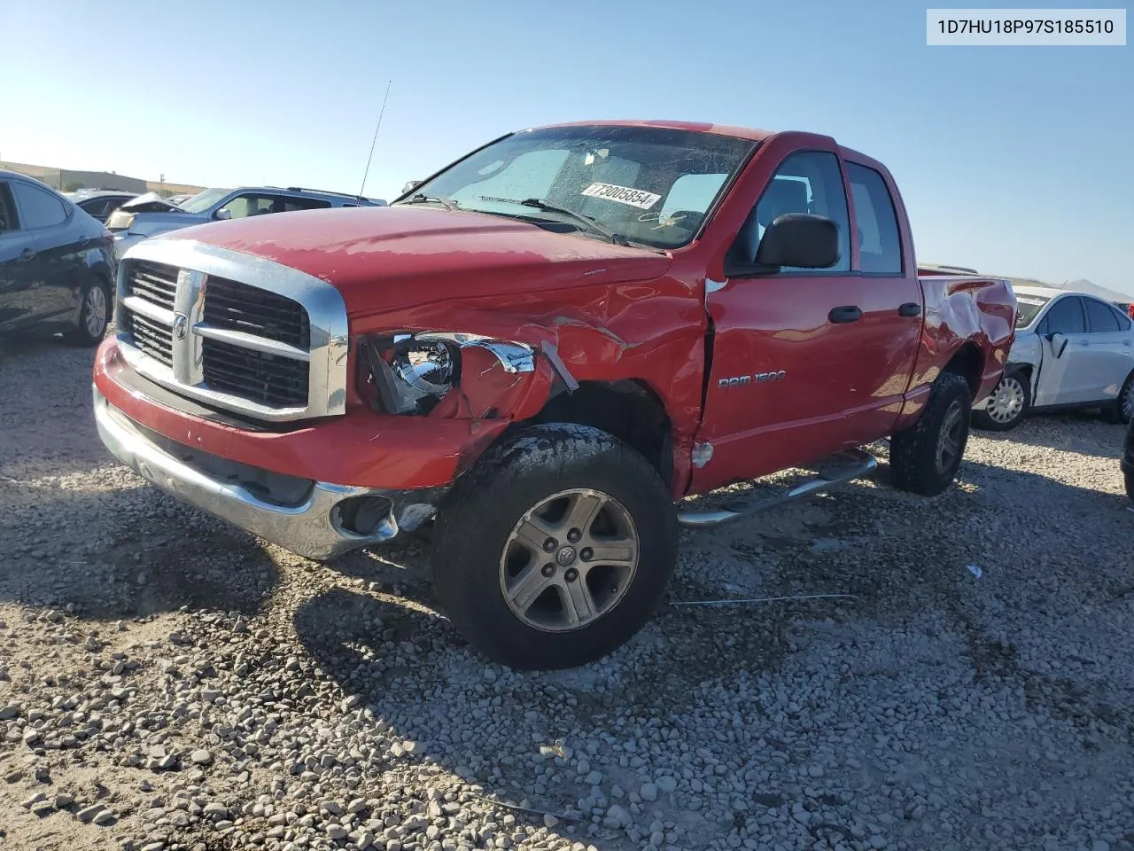 2007 Dodge Ram 1500 St VIN: 1D7HU18P97S185510 Lot: 73005854