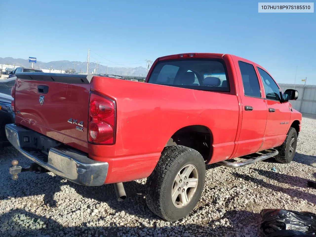 2007 Dodge Ram 1500 St VIN: 1D7HU18P97S185510 Lot: 73005854