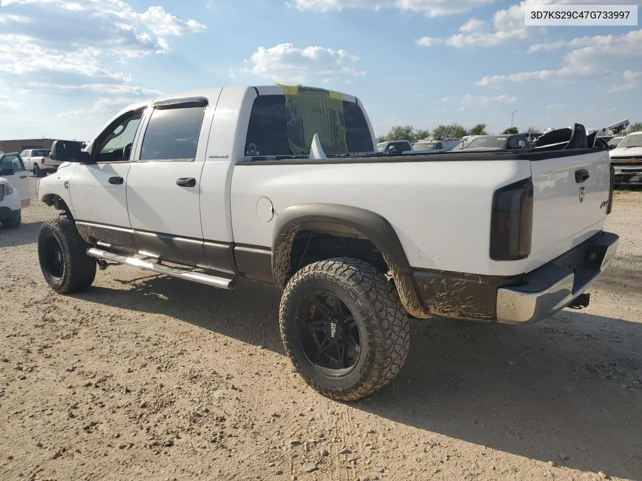 2007 Dodge Ram 2500 VIN: 3D7KS29C47G733997 Lot: 73201554