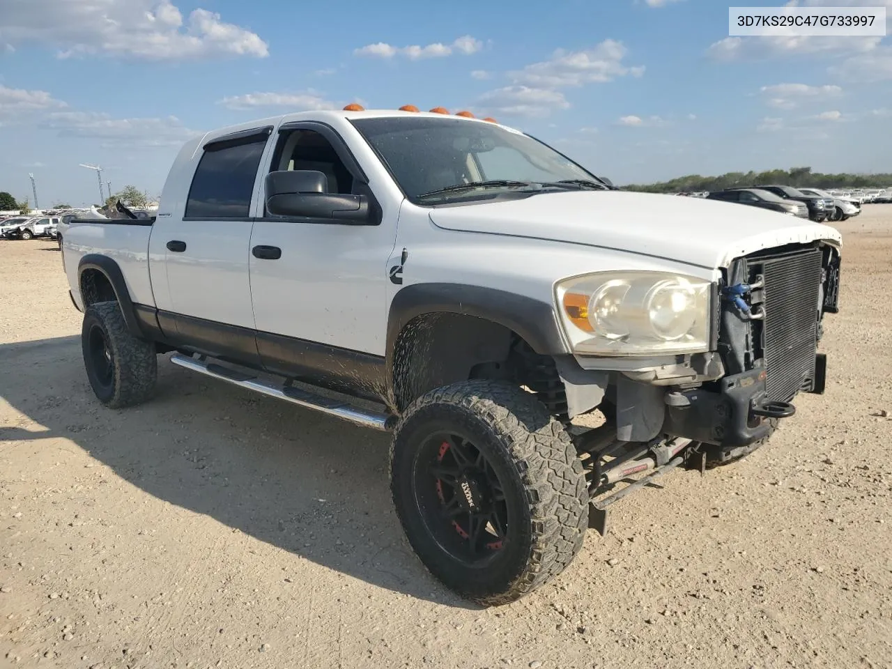 2007 Dodge Ram 2500 VIN: 3D7KS29C47G733997 Lot: 73201554