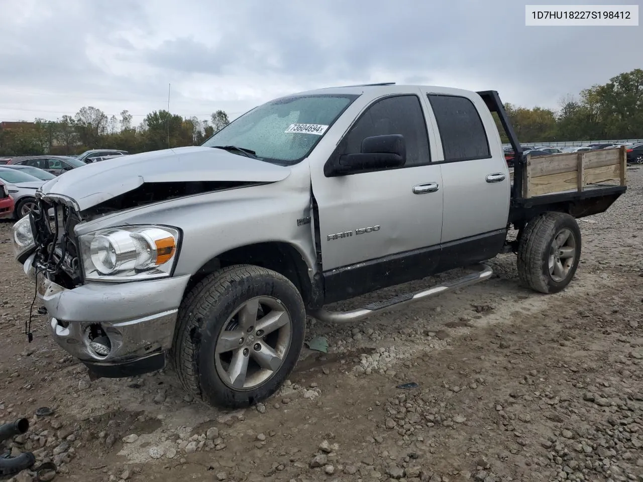 2007 Dodge Ram 1500 St VIN: 1D7HU18227S198412 Lot: 73604694