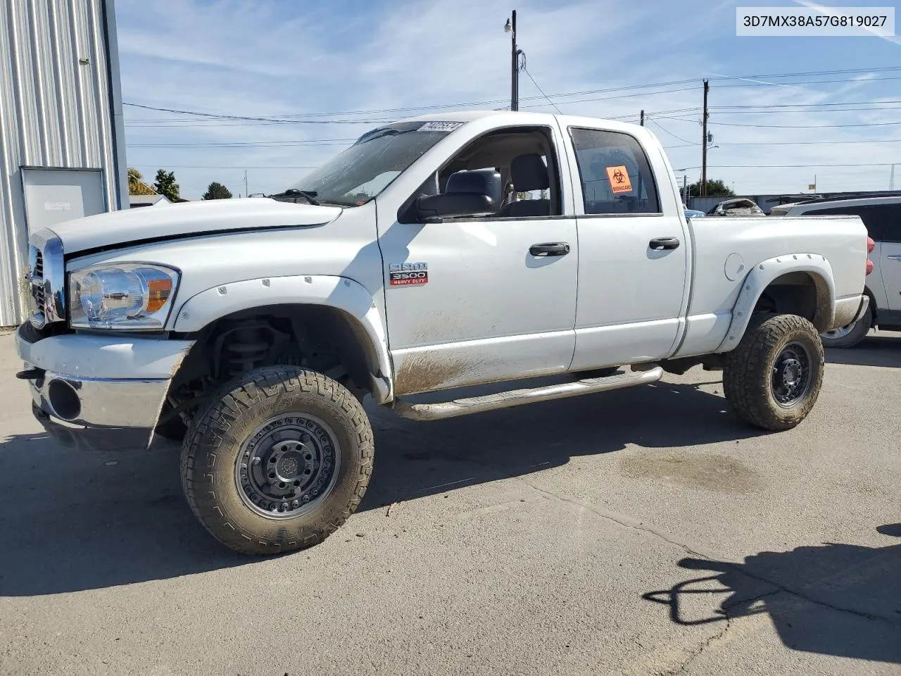 2007 Dodge Ram 3500 St VIN: 3D7MX38A57G819027 Lot: 74025574