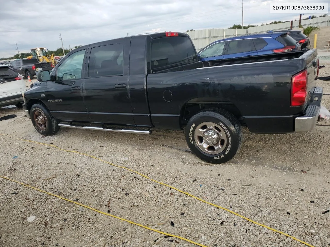 2007 Dodge Ram 1500 VIN: 3D7KR19D87G838900 Lot: 74038994