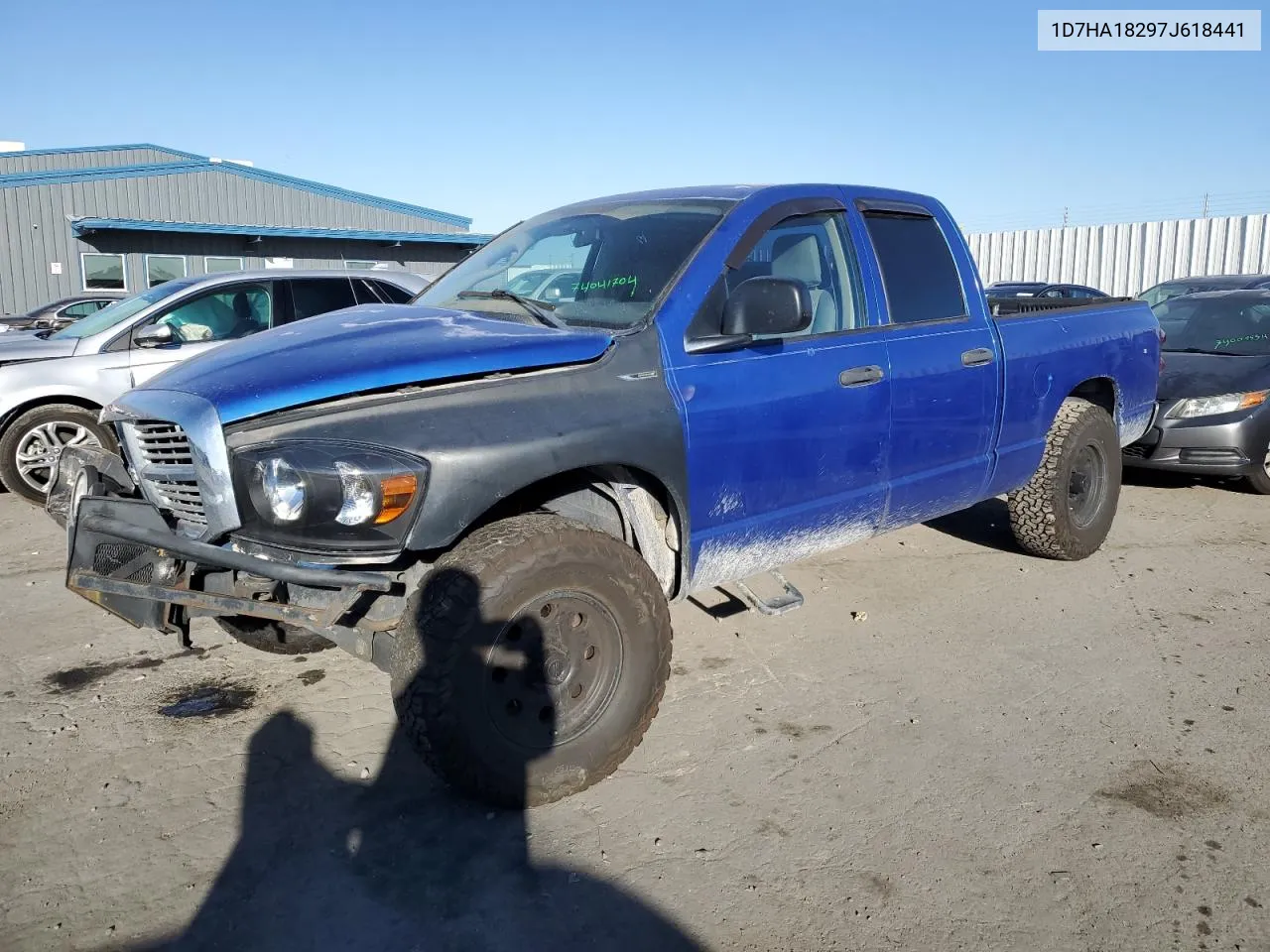 2007 Dodge Ram 1500 St VIN: 1D7HA18297J618441 Lot: 74041704