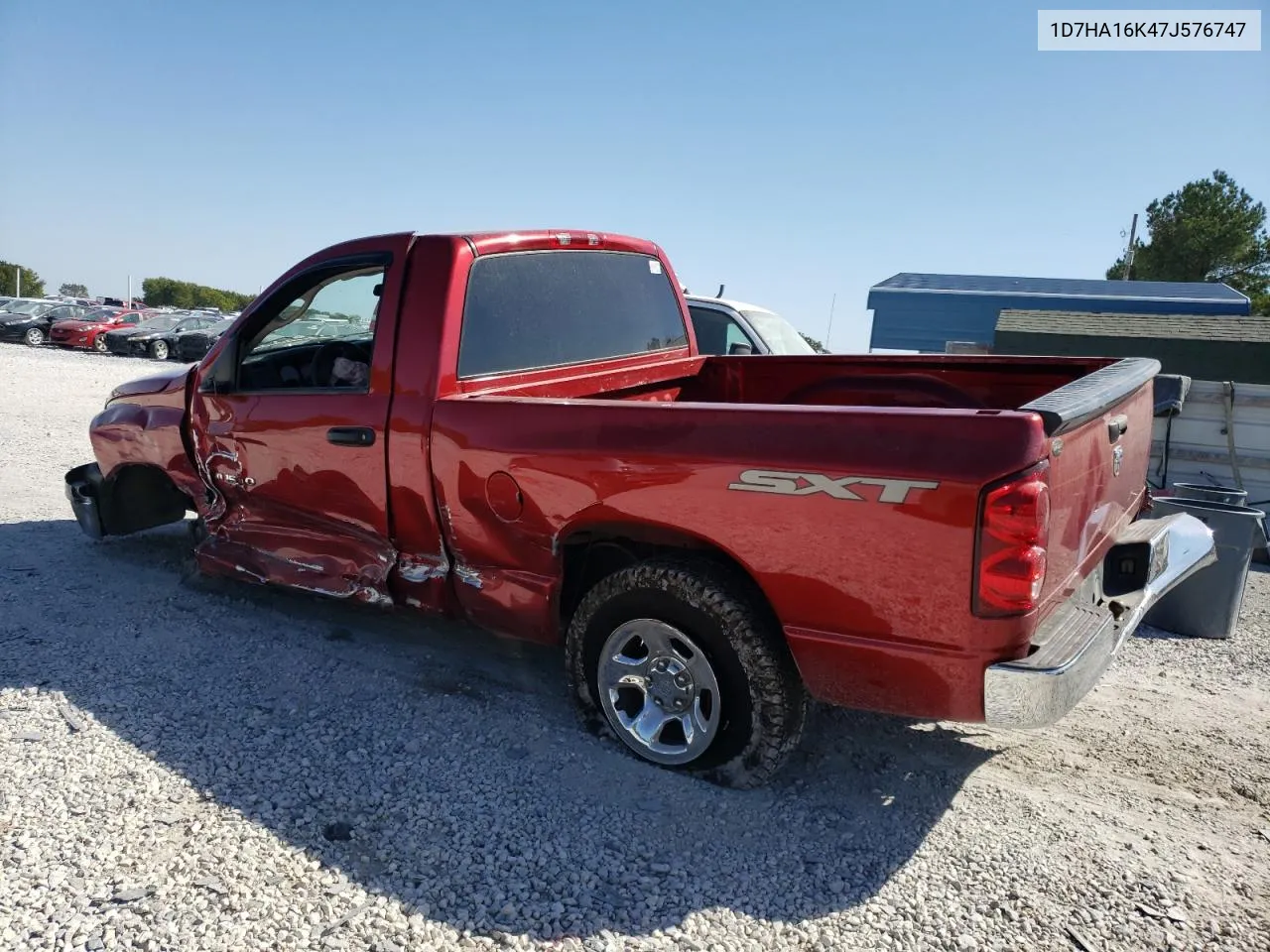 2007 Dodge Ram 1500 St VIN: 1D7HA16K47J576747 Lot: 74314954