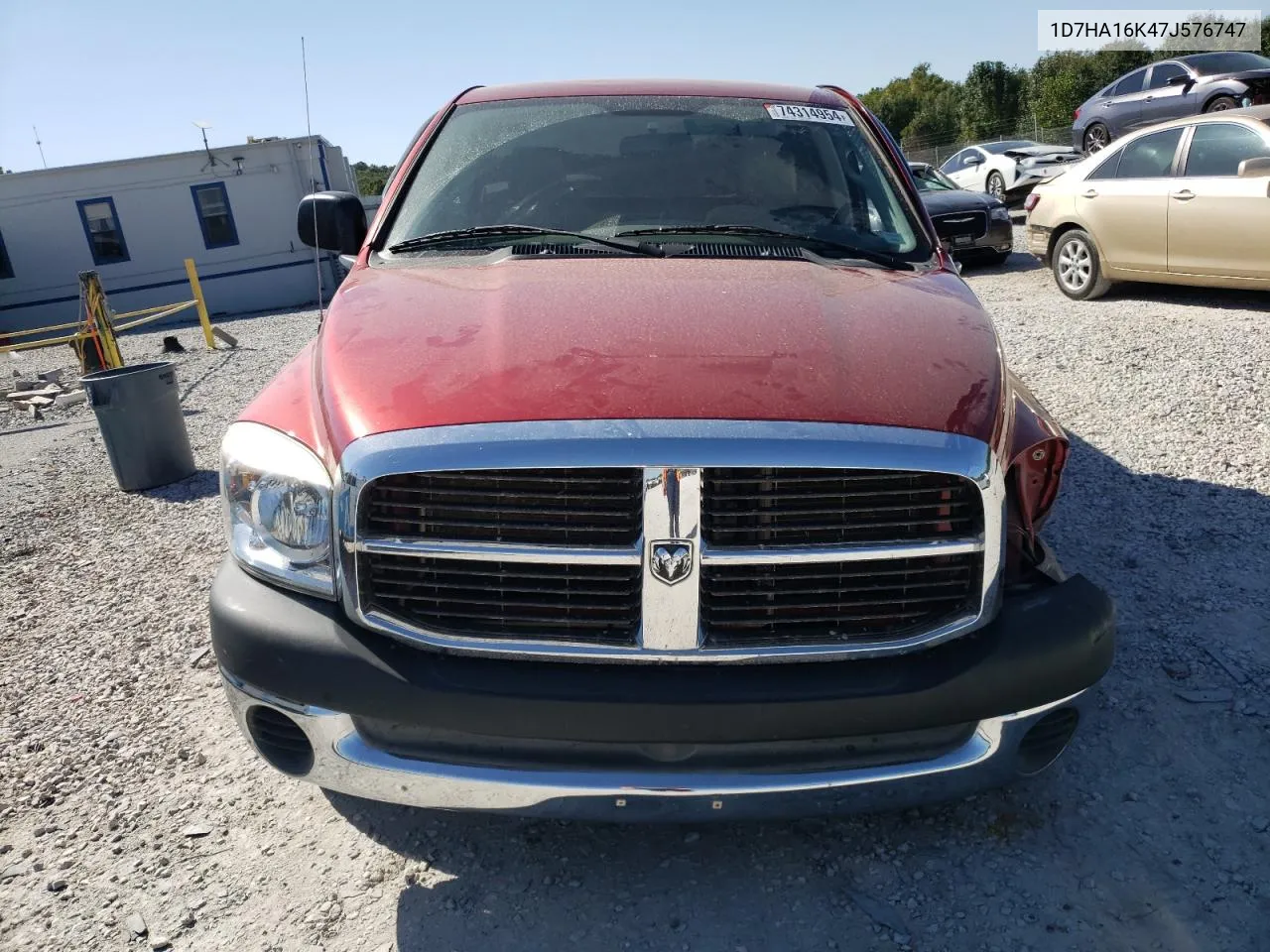 2007 Dodge Ram 1500 St VIN: 1D7HA16K47J576747 Lot: 74314954