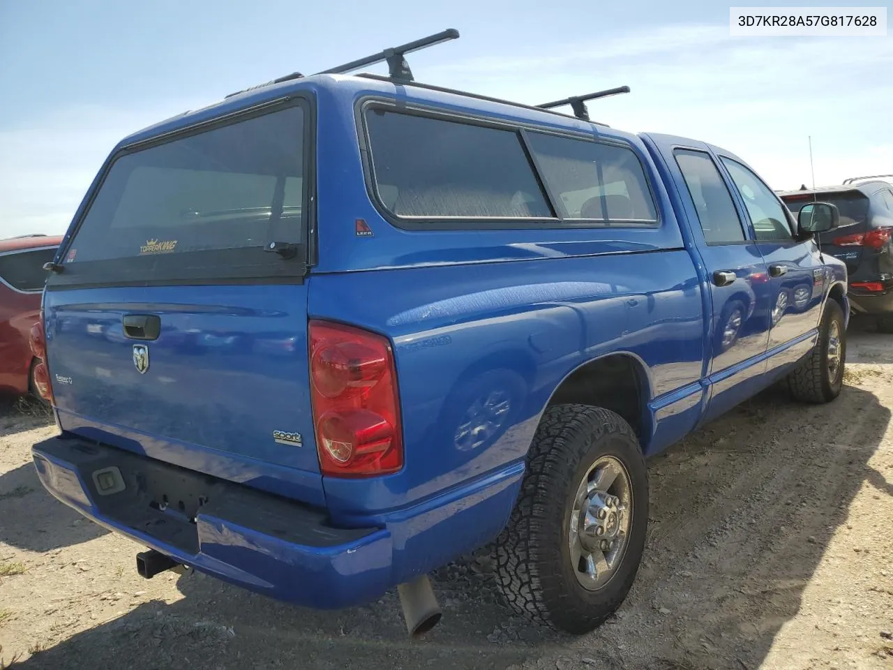 2007 Dodge Ram 2500 St VIN: 3D7KR28A57G817628 Lot: 74386664