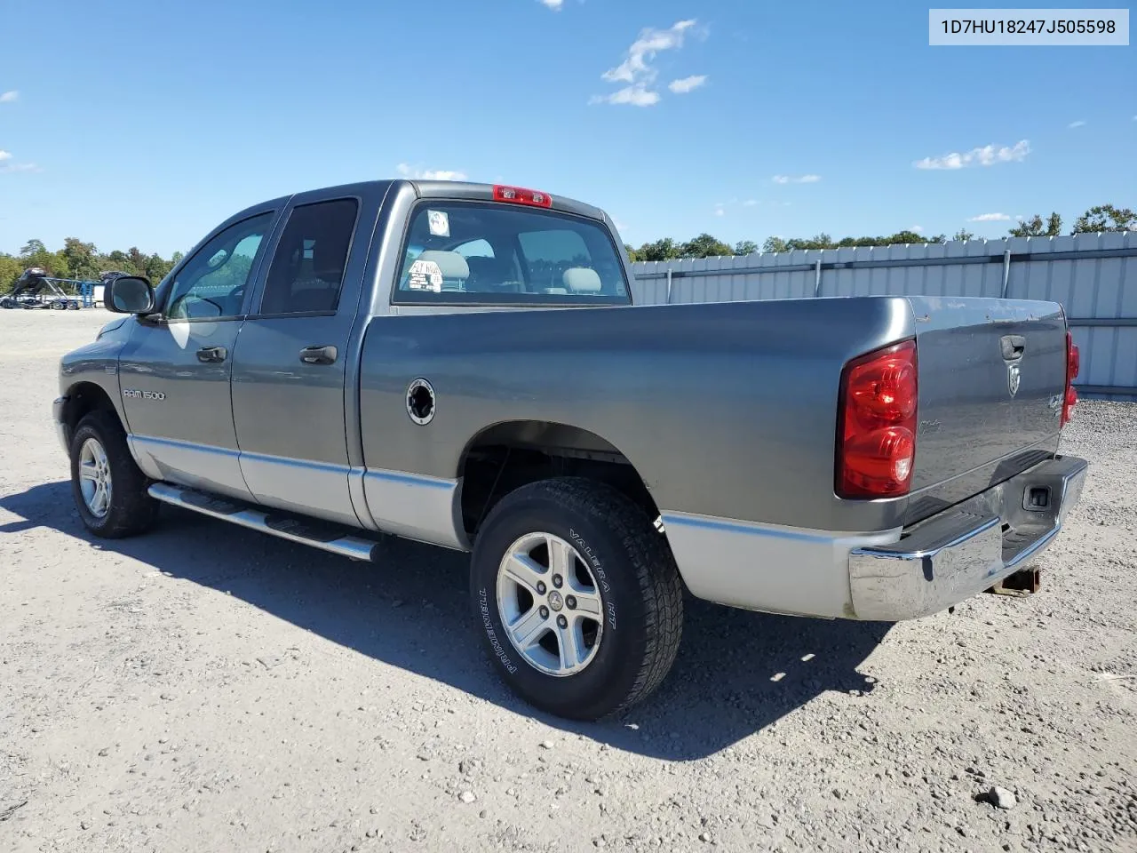 2007 Dodge Ram 1500 St VIN: 1D7HU18247J505598 Lot: 74445714