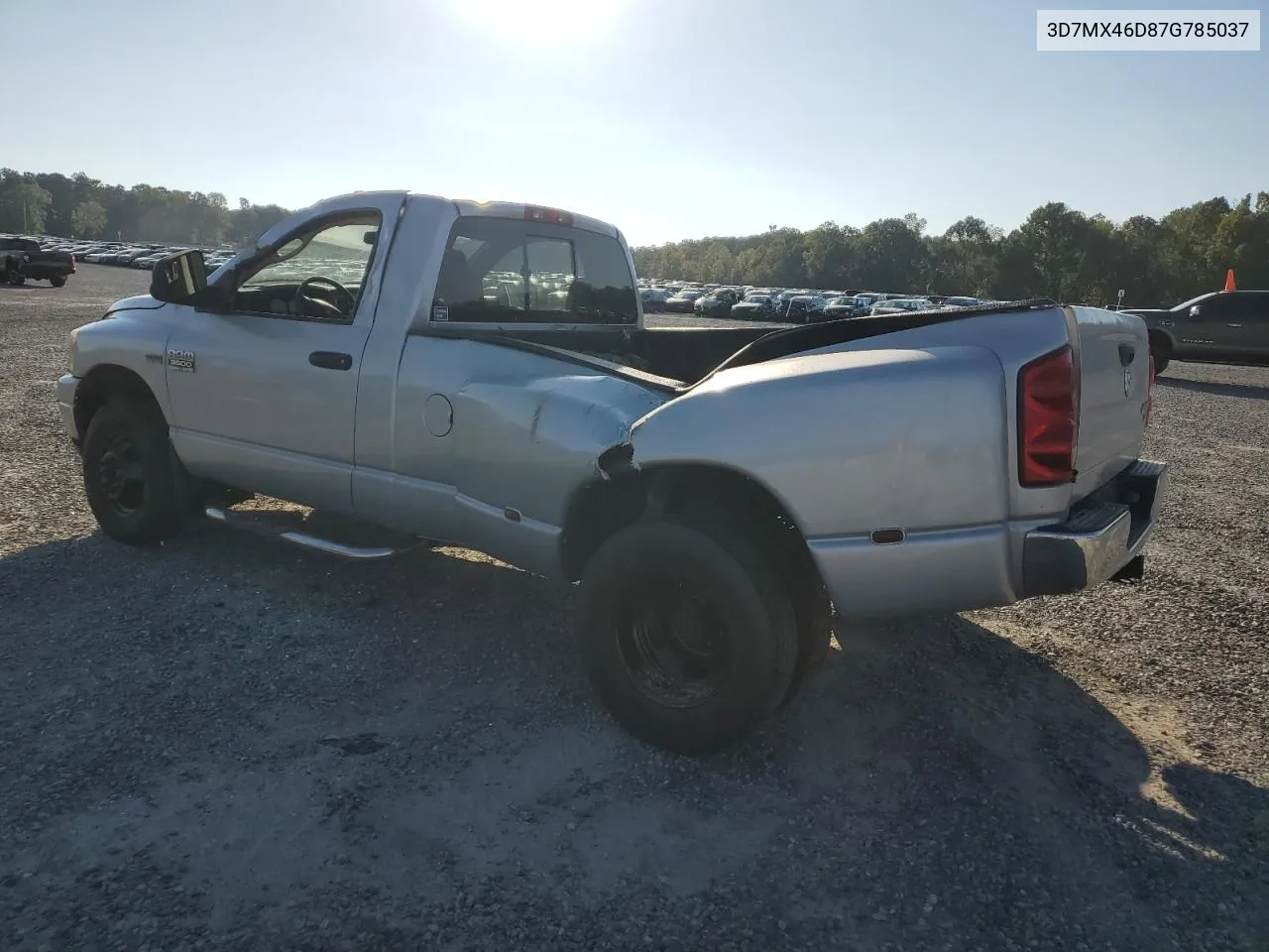 2007 Dodge Ram 3500 St VIN: 3D7MX46D87G785037 Lot: 74623144