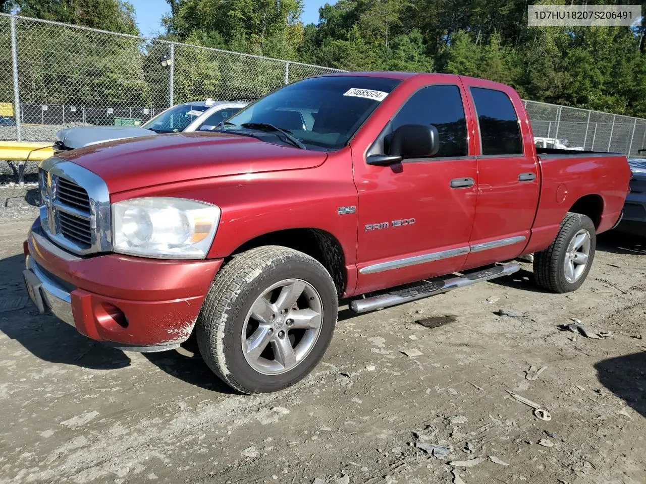 2007 Dodge Ram 1500 St VIN: 1D7HU18207S206491 Lot: 74685524