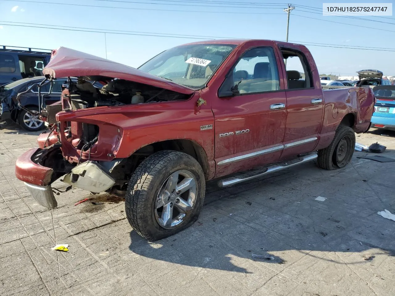 2007 Dodge Ram 1500 St VIN: 1D7HU18257S247747 Lot: 74796364