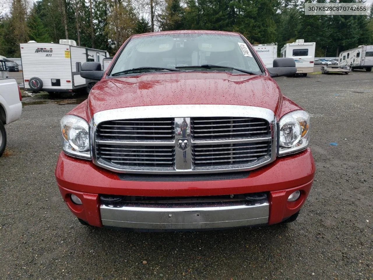 2007 Dodge Ram 2500 St VIN: 3D7KS28C87G742655 Lot: 74837974