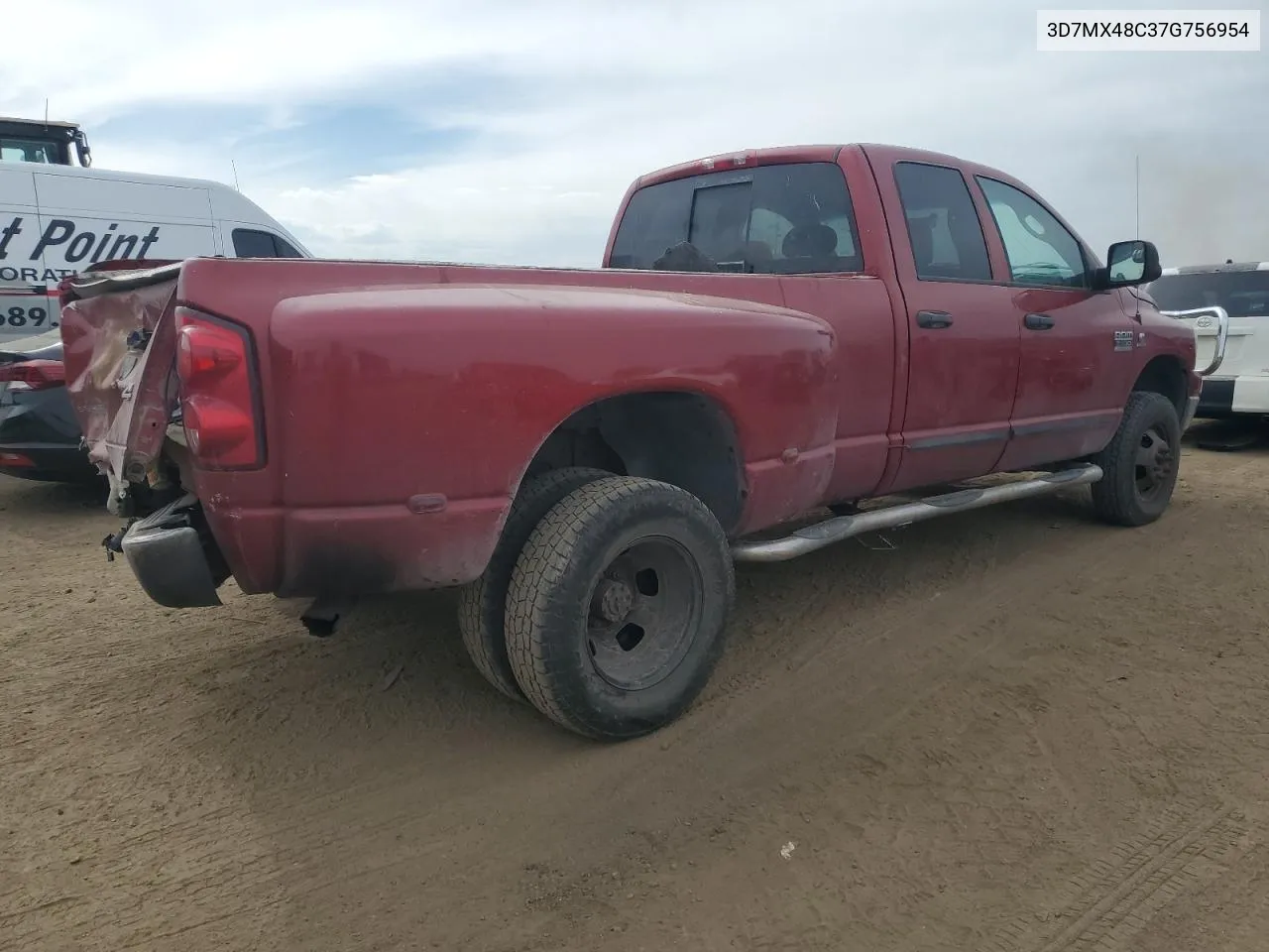 2007 Dodge Ram 3500 St VIN: 3D7MX48C37G756954 Lot: 75063344