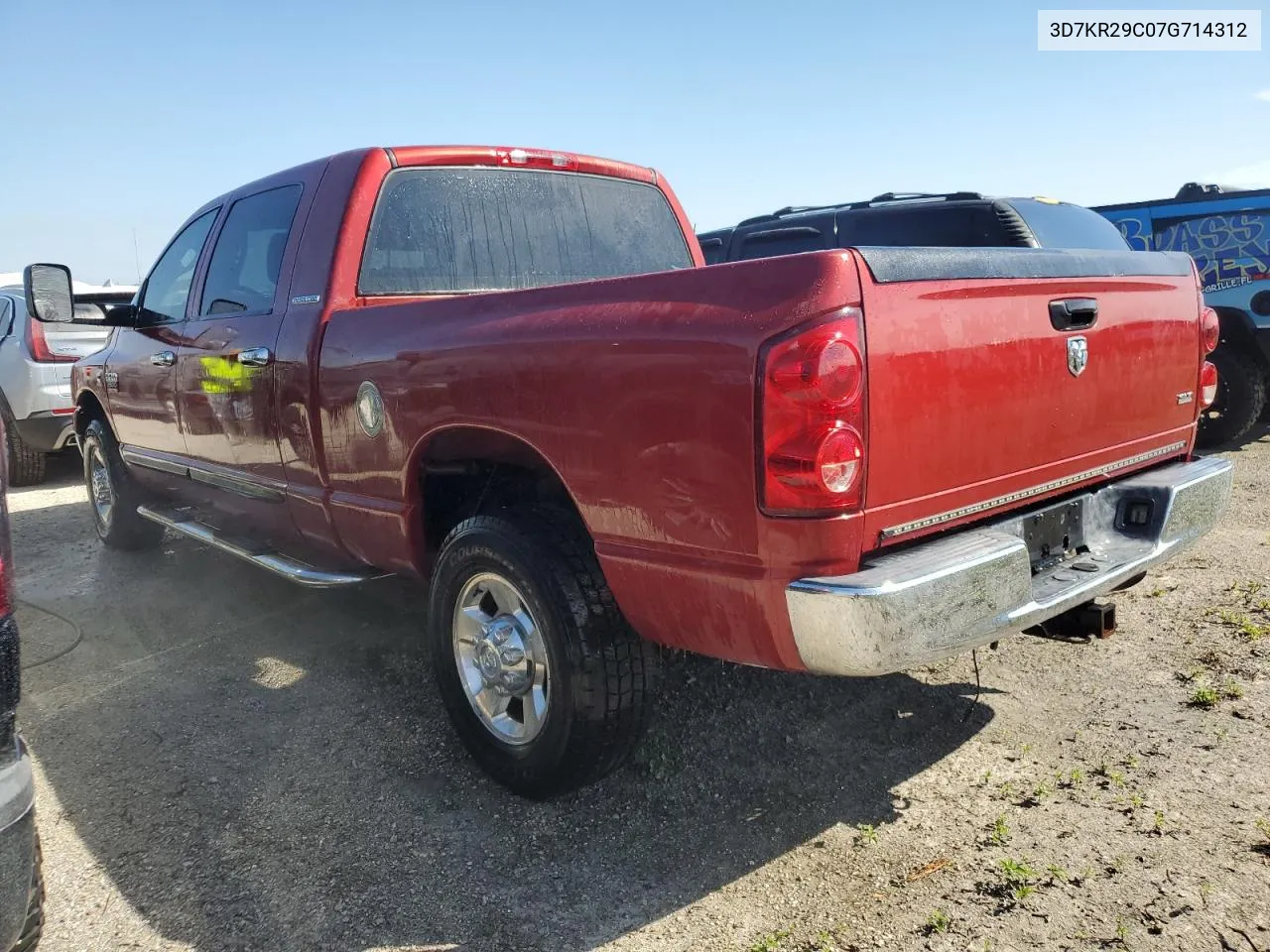 2007 Dodge Ram 2500 VIN: 3D7KR29C07G714312 Lot: 75100974