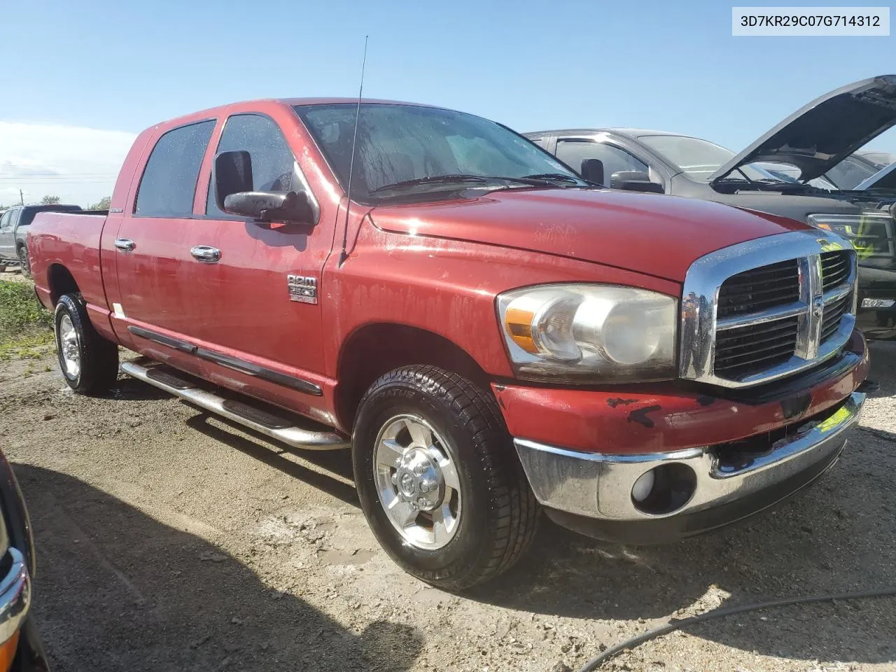 2007 Dodge Ram 2500 VIN: 3D7KR29C07G714312 Lot: 75100974