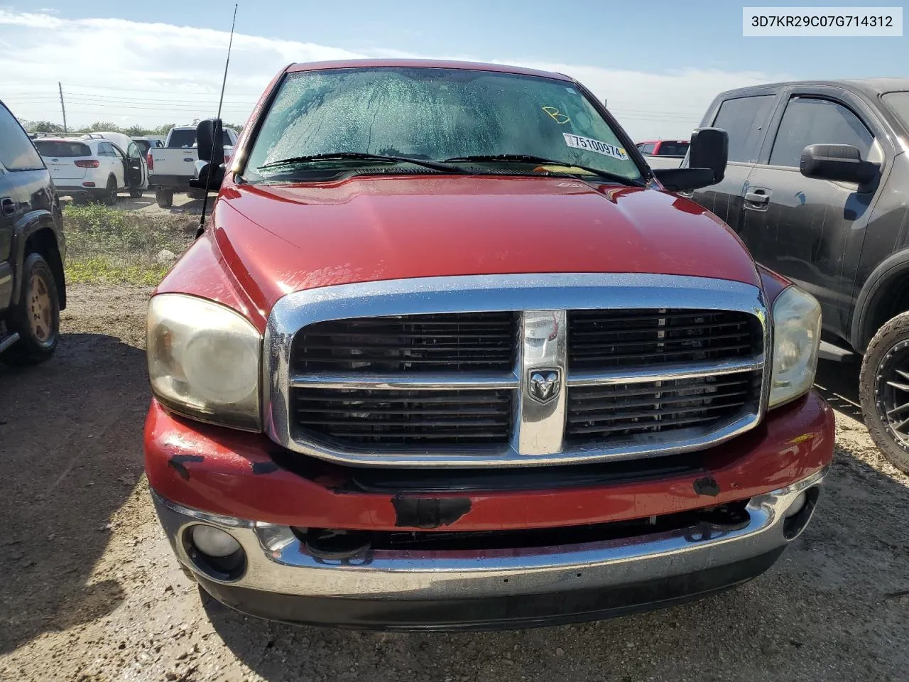 2007 Dodge Ram 2500 VIN: 3D7KR29C07G714312 Lot: 75100974