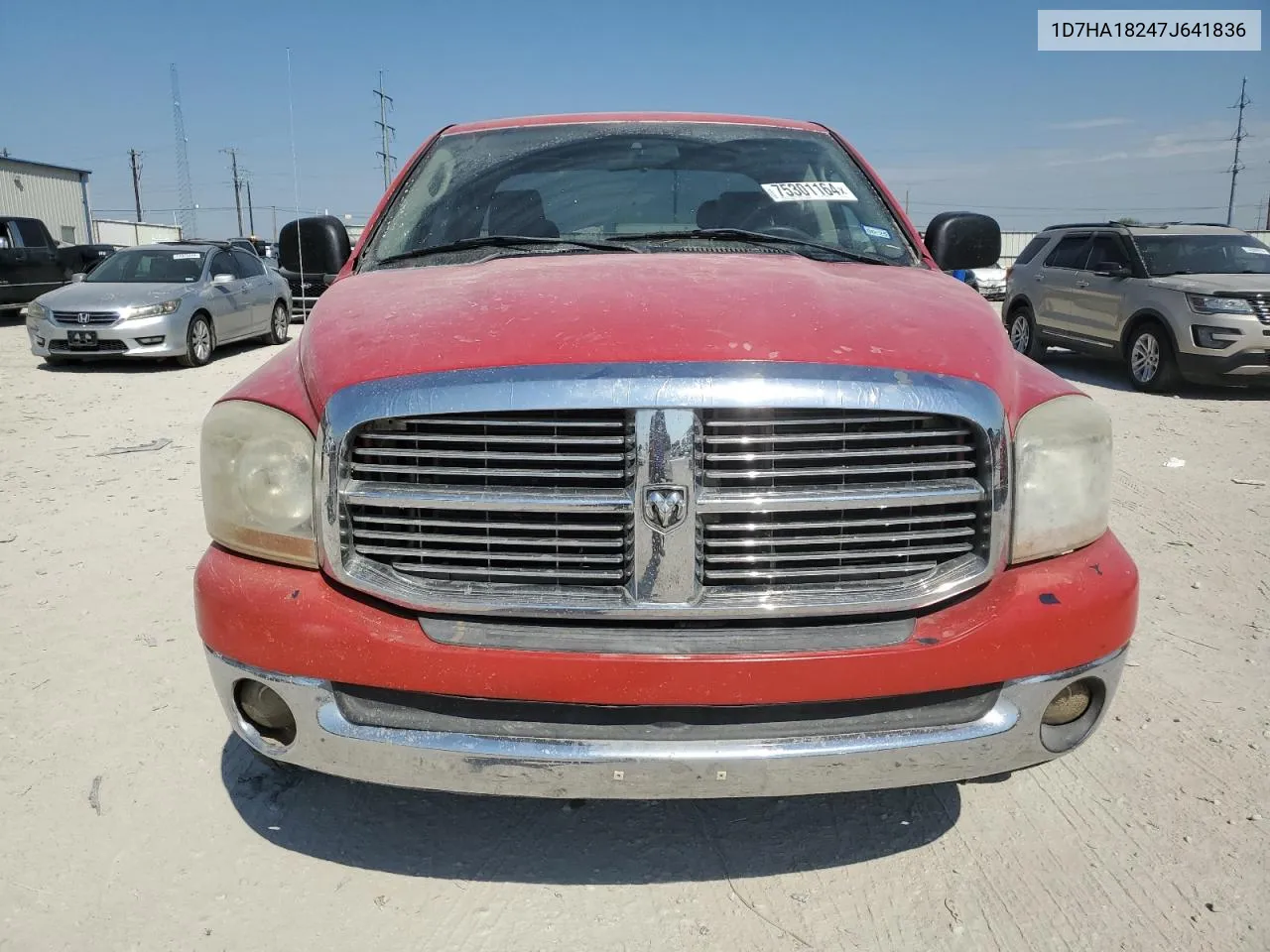 2007 Dodge Ram 1500 St VIN: 1D7HA18247J641836 Lot: 75301164