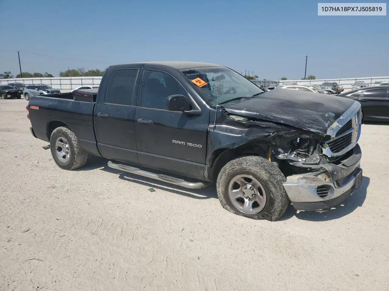 2007 Dodge Ram 1500 St VIN: 1D7HA18PX7J505819 Lot: 75551074