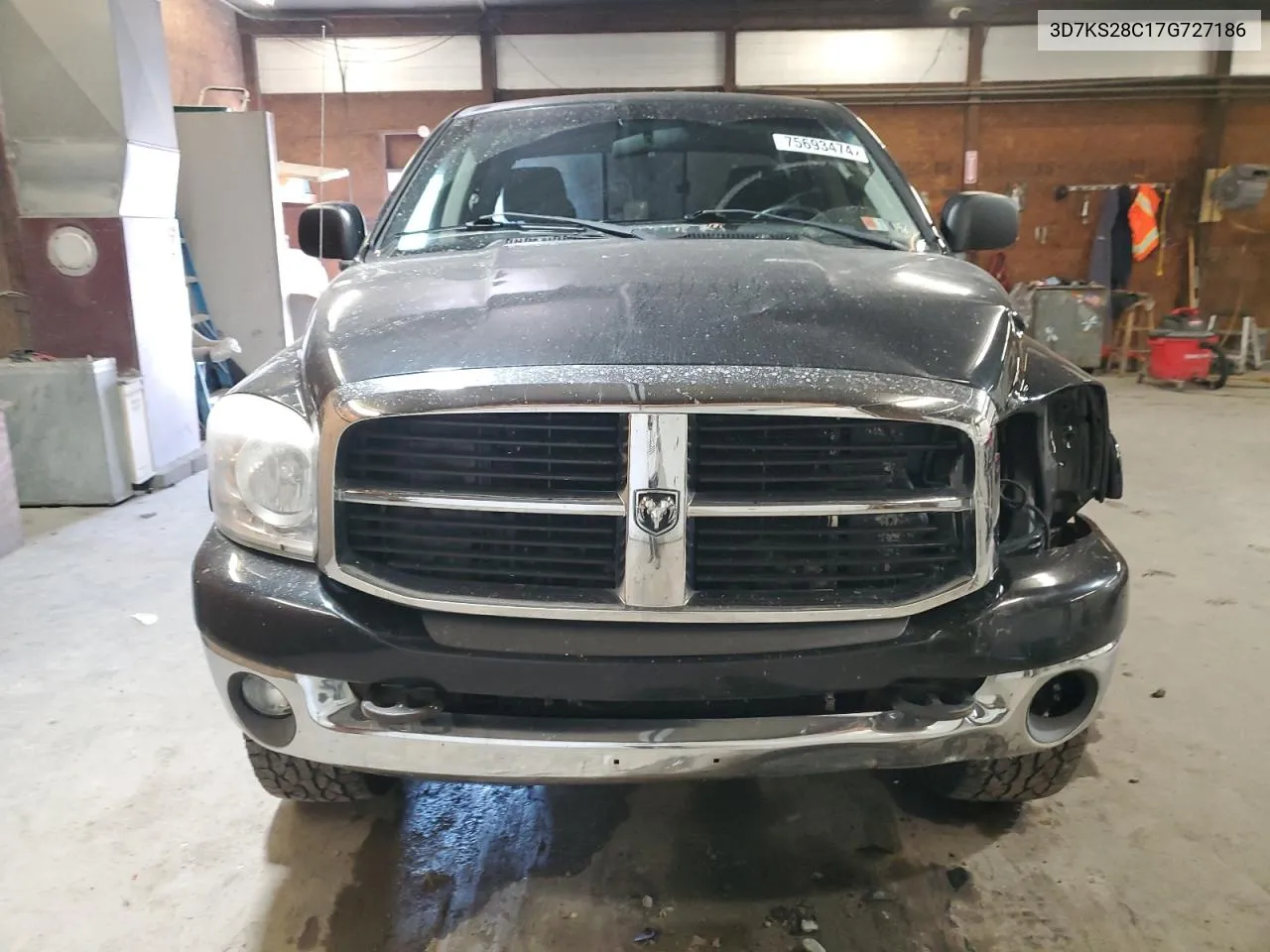 2007 Dodge Ram 2500 St VIN: 3D7KS28C17G727186 Lot: 75693474