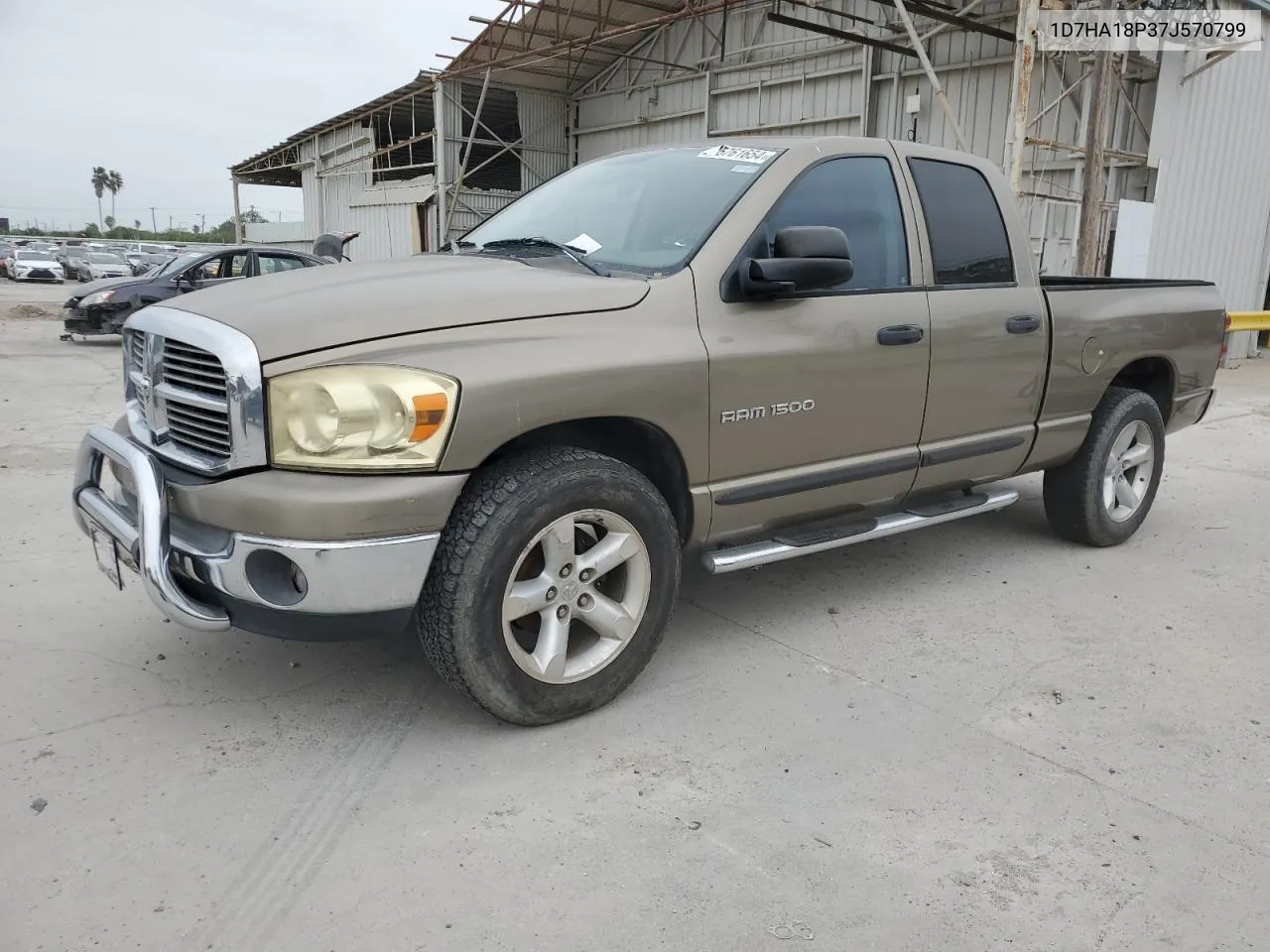 2007 Dodge Ram 1500 St VIN: 1D7HA18P37J570799 Lot: 75761654