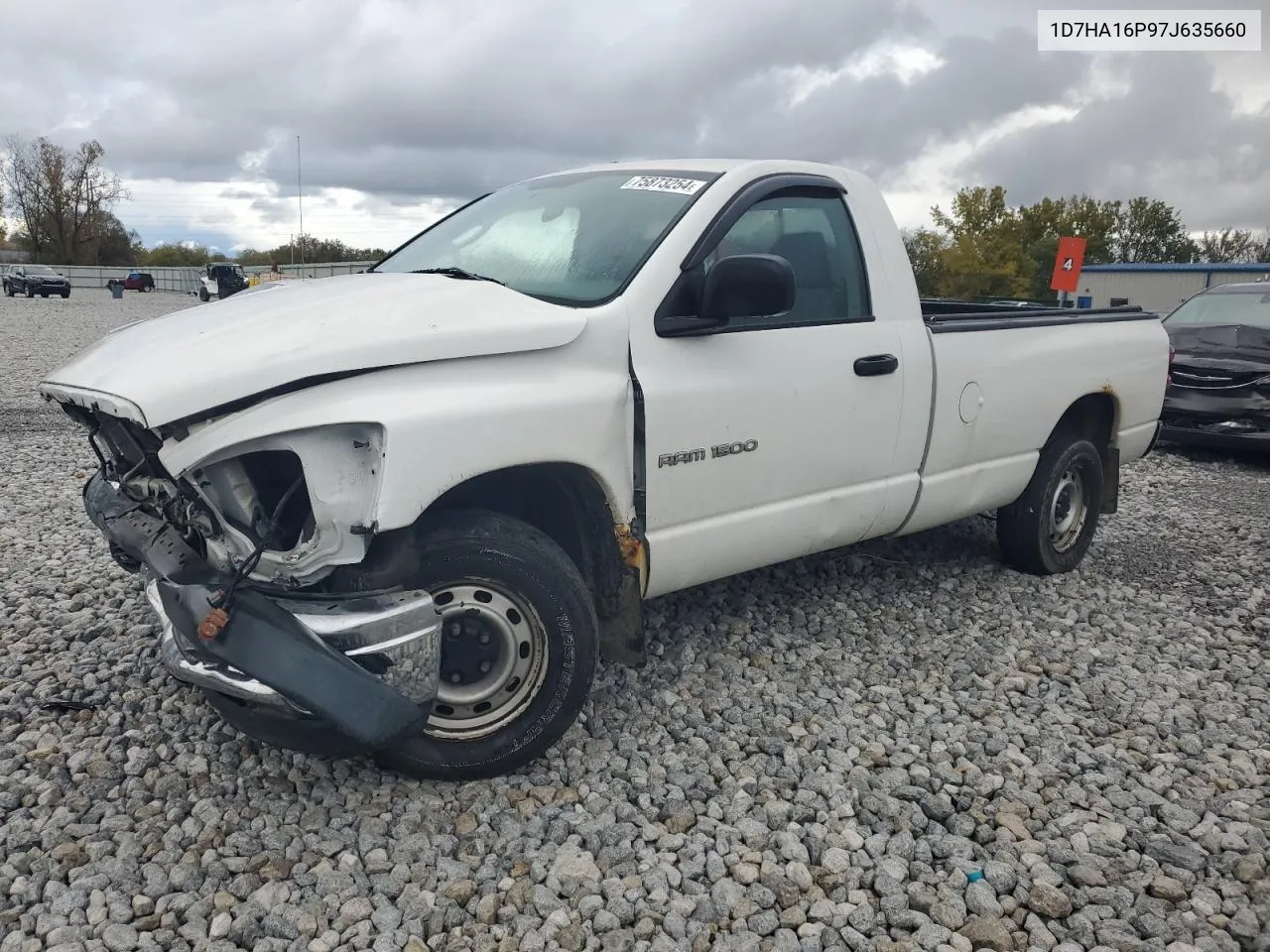 2007 Dodge Ram 1500 St VIN: 1D7HA16P97J635660 Lot: 75873254