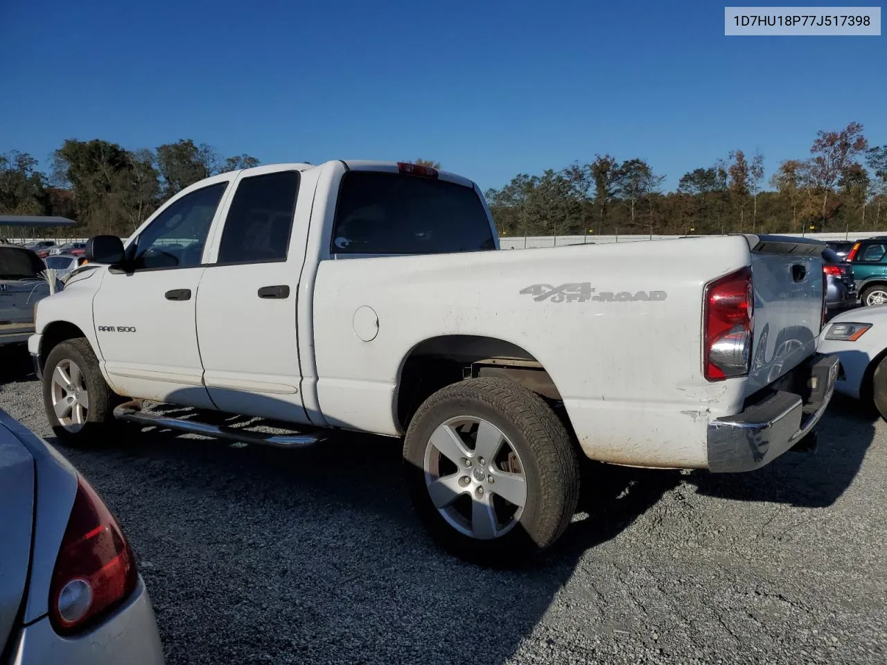 2007 Dodge Ram 1500 St VIN: 1D7HU18P77J517398 Lot: 75881114