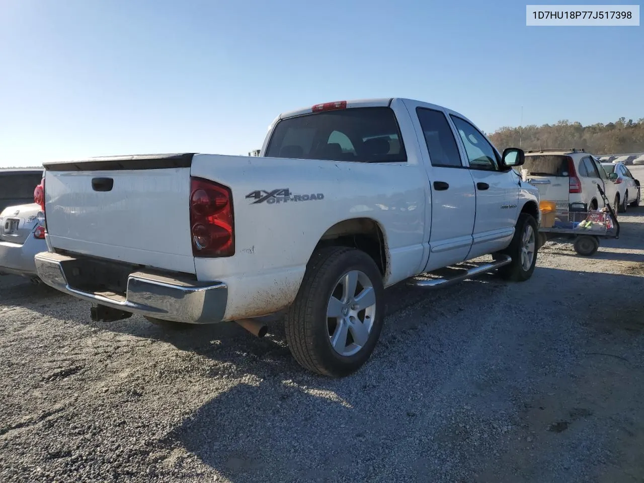 2007 Dodge Ram 1500 St VIN: 1D7HU18P77J517398 Lot: 75881114