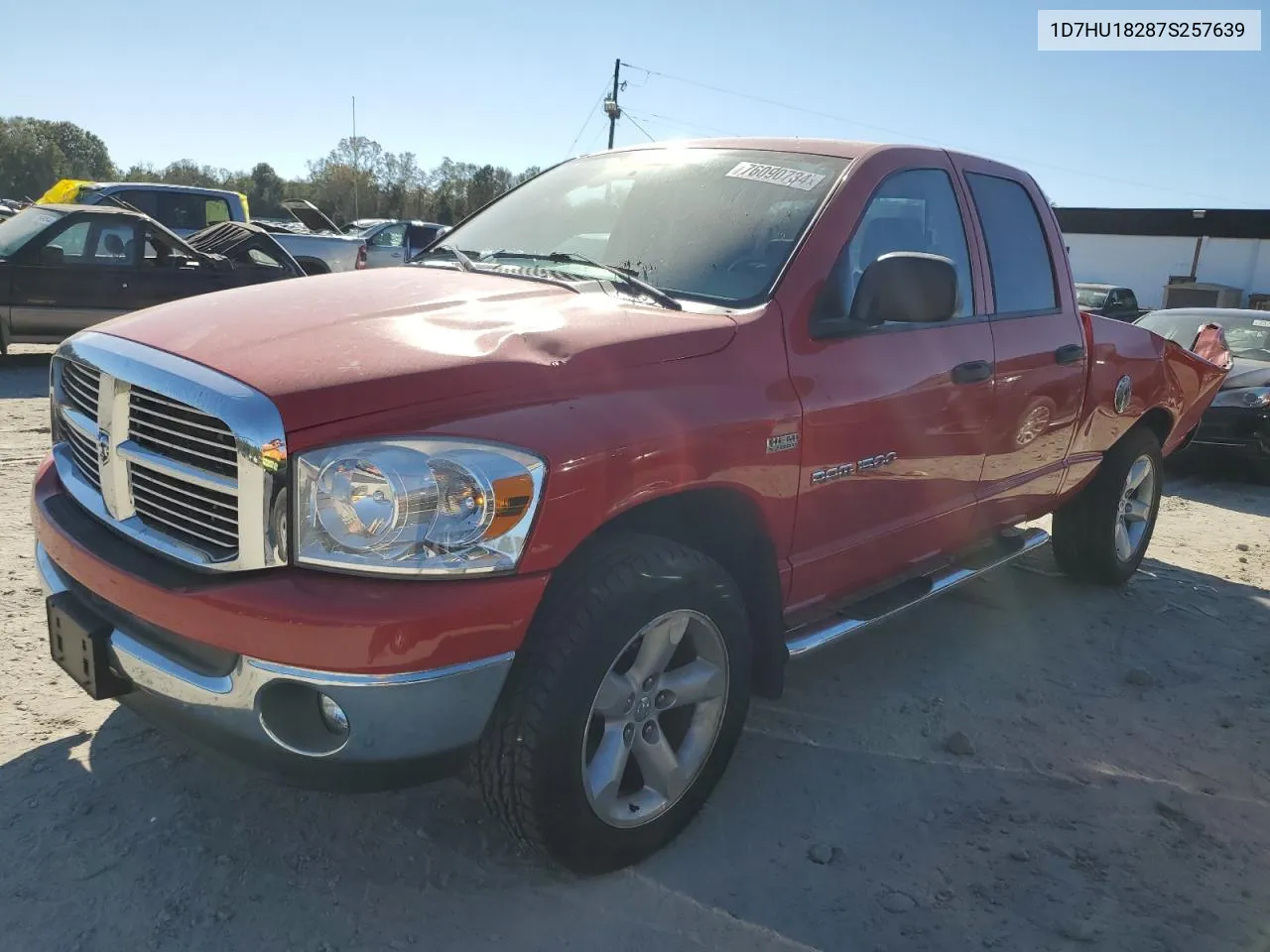 2007 Dodge Ram 1500 St VIN: 1D7HU18287S257639 Lot: 76090734