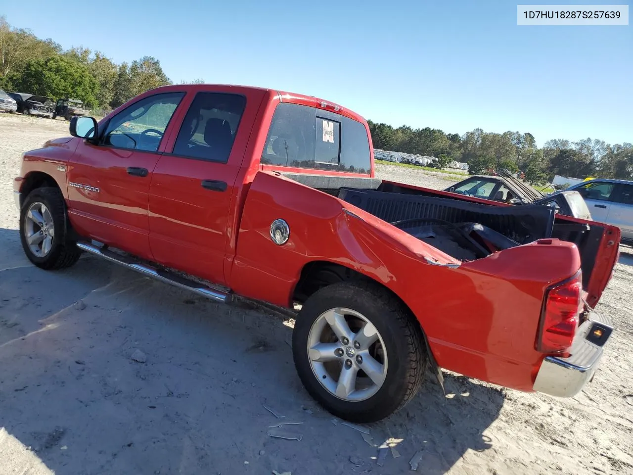 2007 Dodge Ram 1500 St VIN: 1D7HU18287S257639 Lot: 76090734