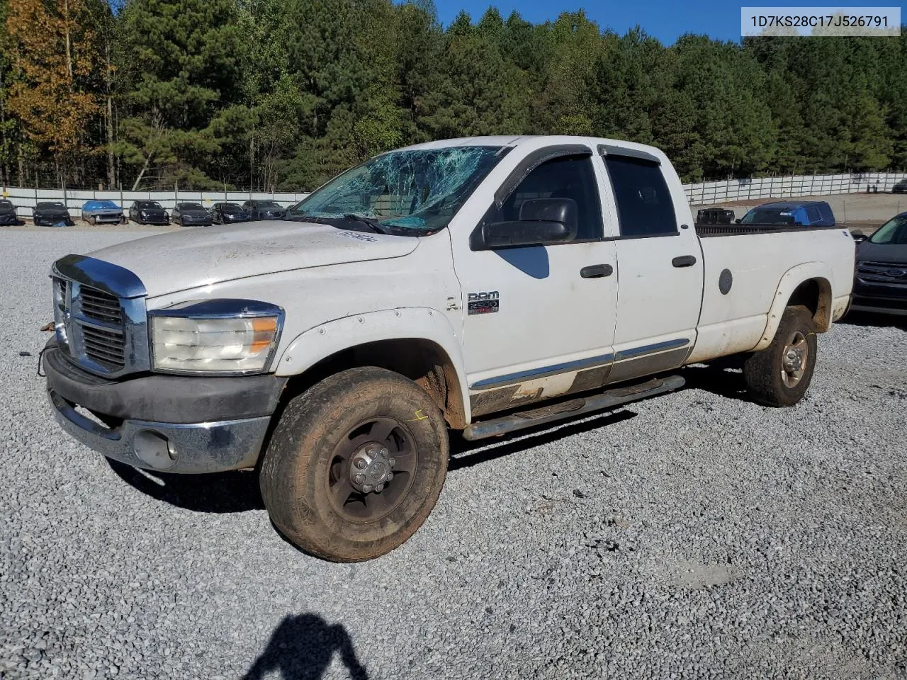 2007 Dodge Ram 2500 St VIN: 1D7KS28C17J526791 Lot: 76578024