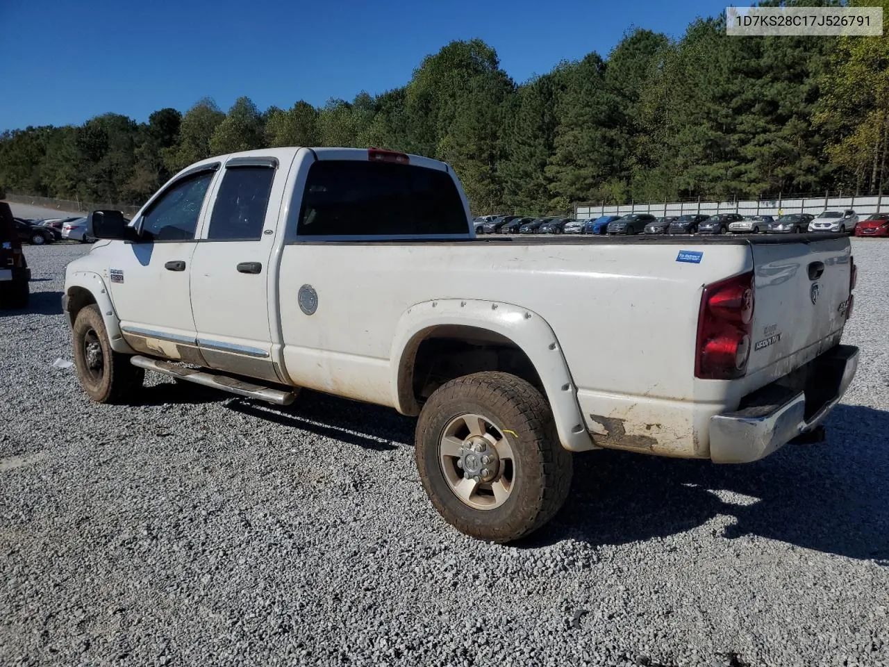 2007 Dodge Ram 2500 St VIN: 1D7KS28C17J526791 Lot: 76578024