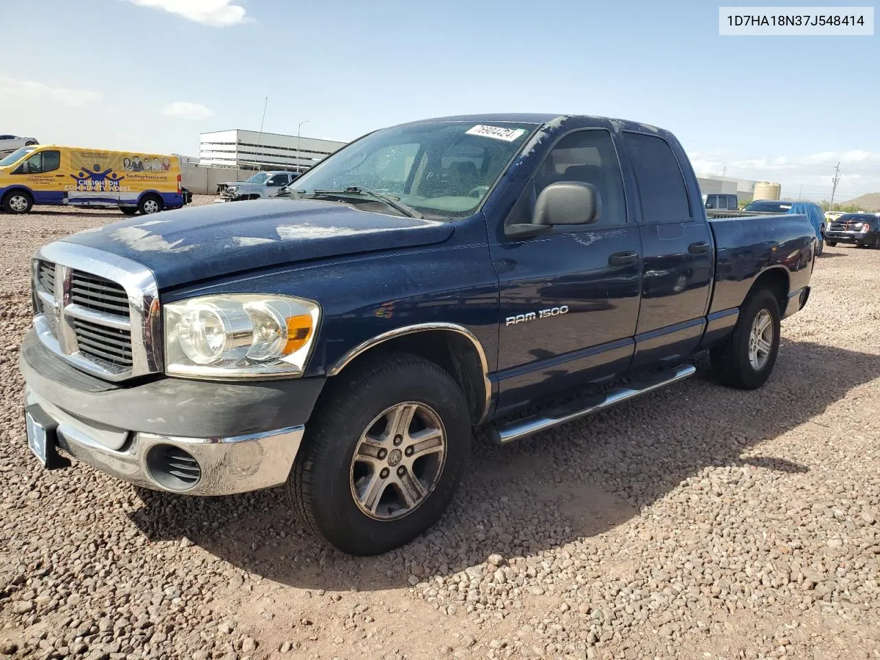 2007 Dodge Ram 1500 St VIN: 1D7HA18N37J548414 Lot: 76904424