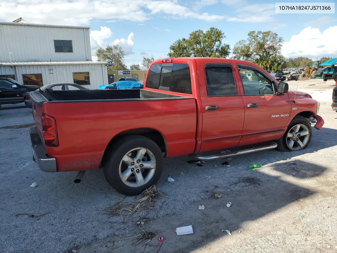 2007 Dodge Ram 1500 St VIN: 1D7HA18247J571366 Lot: 77037314