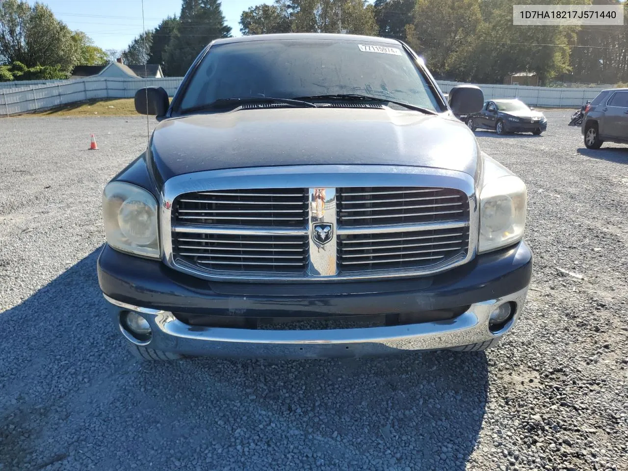 2007 Dodge Ram 1500 St VIN: 1D7HA18217J571440 Lot: 77115974