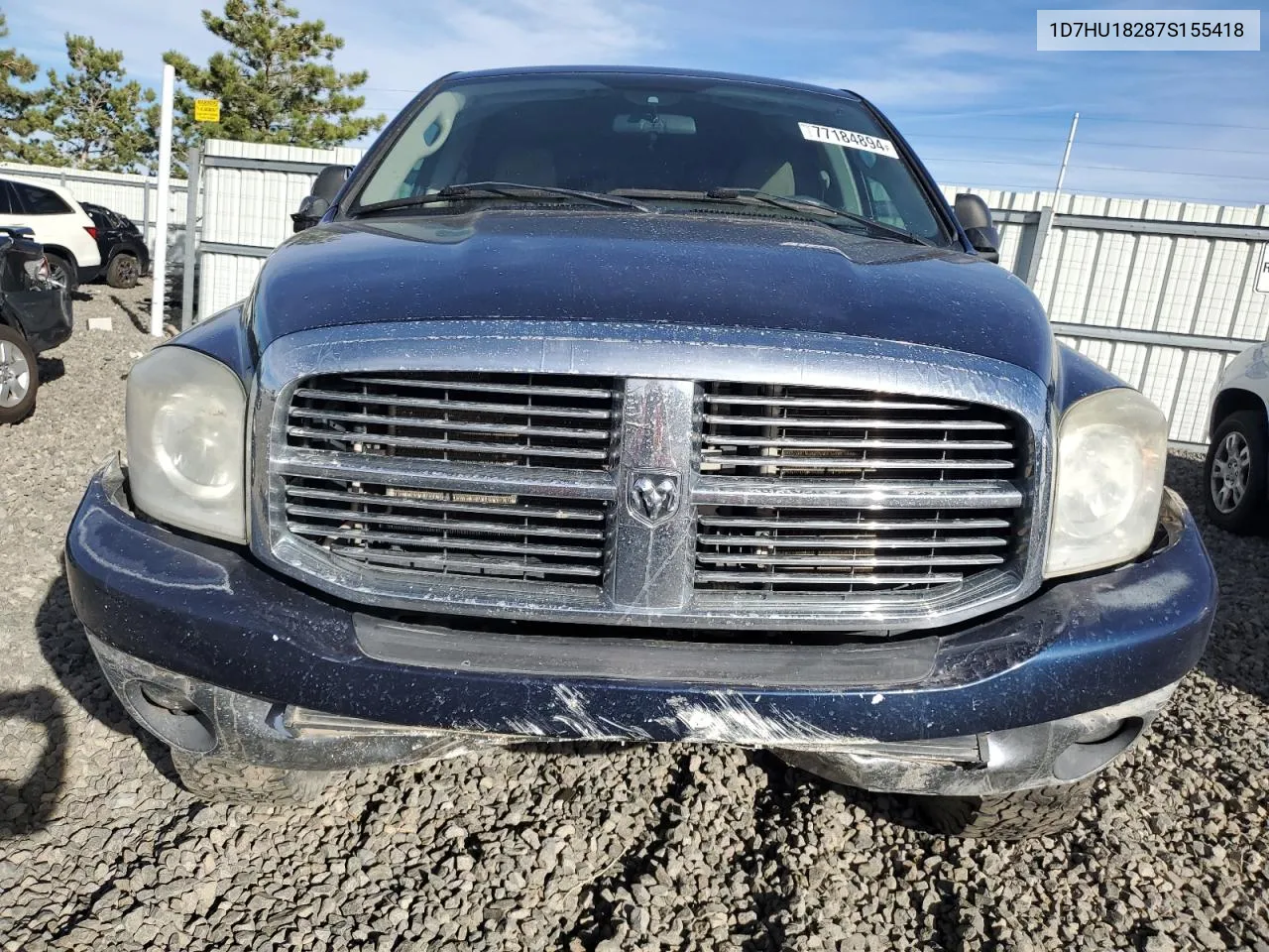 2007 Dodge Ram 1500 St VIN: 1D7HU18287S155418 Lot: 77184894