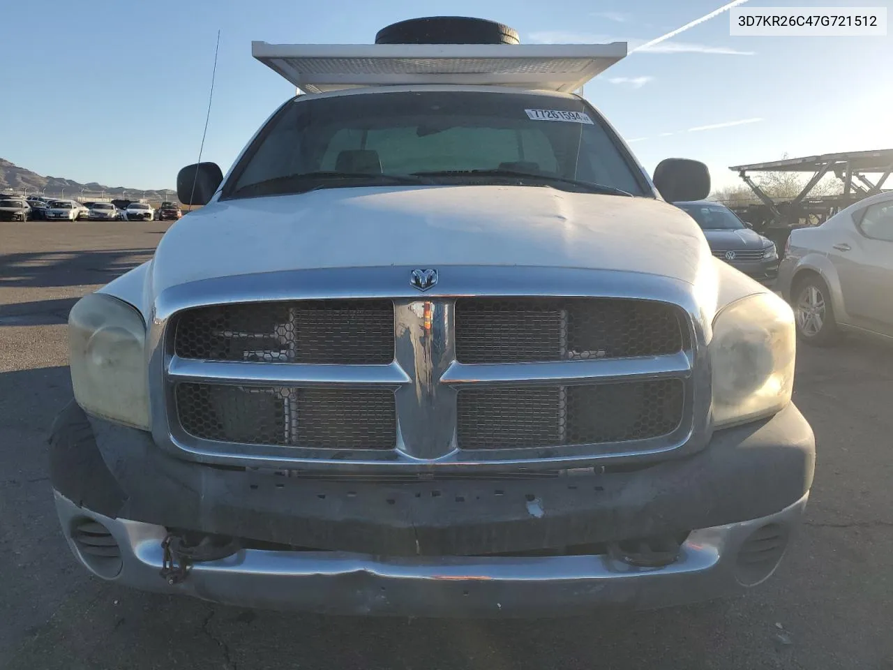 2007 Dodge Ram 2500 St VIN: 3D7KR26C47G721512 Lot: 77261594