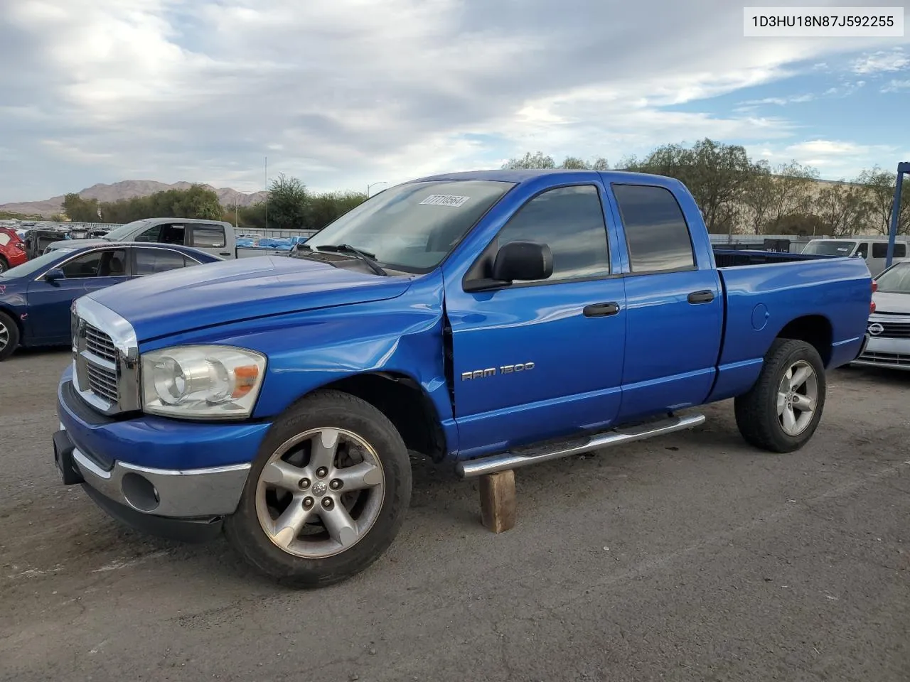 2007 Dodge Ram 1500 St VIN: 1D3HU18N87J592255 Lot: 77710564