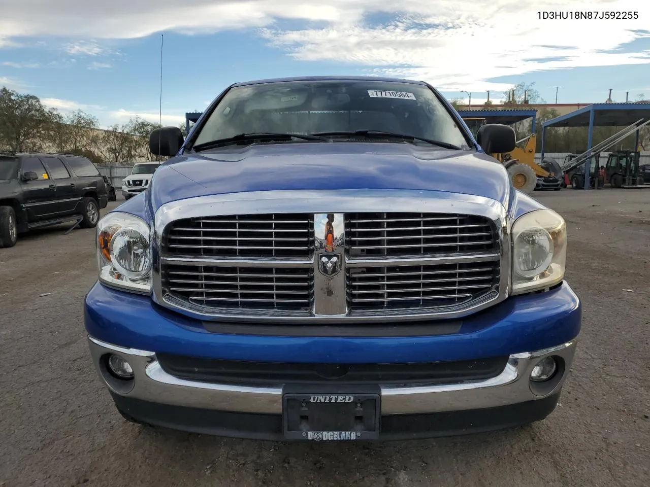 2007 Dodge Ram 1500 St VIN: 1D3HU18N87J592255 Lot: 77710564