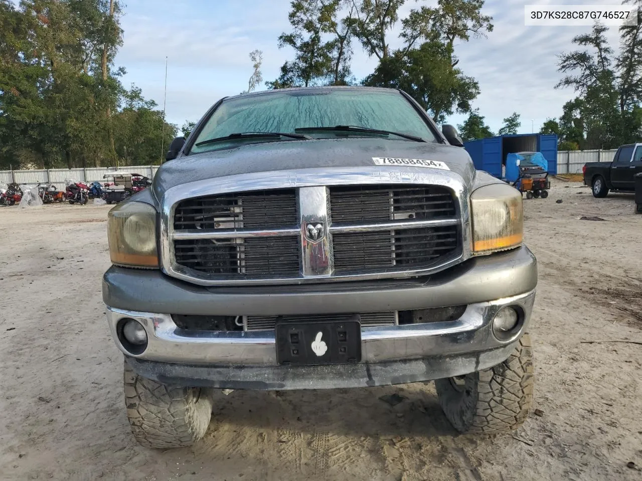 2007 Dodge Ram 2500 St VIN: 3D7KS28C87G746527 Lot: 78868454