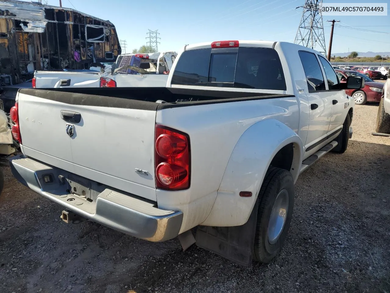 2007 Dodge Ram 3500 VIN: 3D7ML49C57G704493 Lot: 78953084