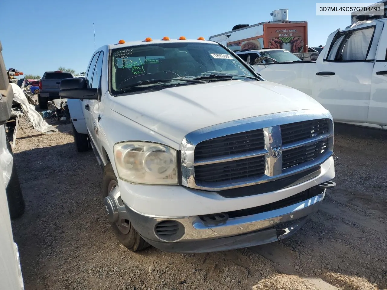 2007 Dodge Ram 3500 VIN: 3D7ML49C57G704493 Lot: 78953084