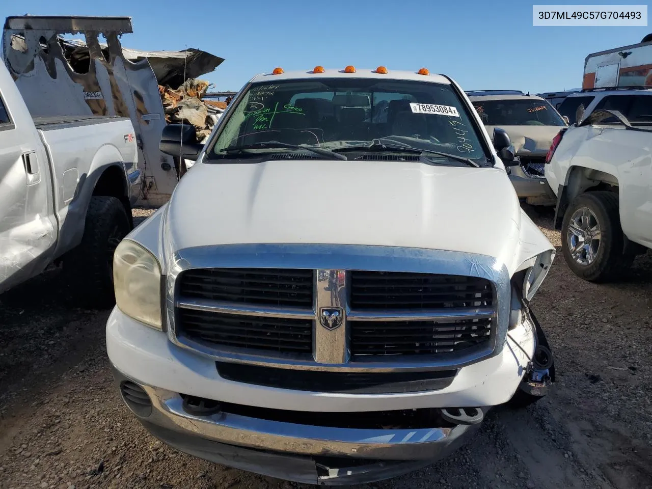 2007 Dodge Ram 3500 VIN: 3D7ML49C57G704493 Lot: 78953084