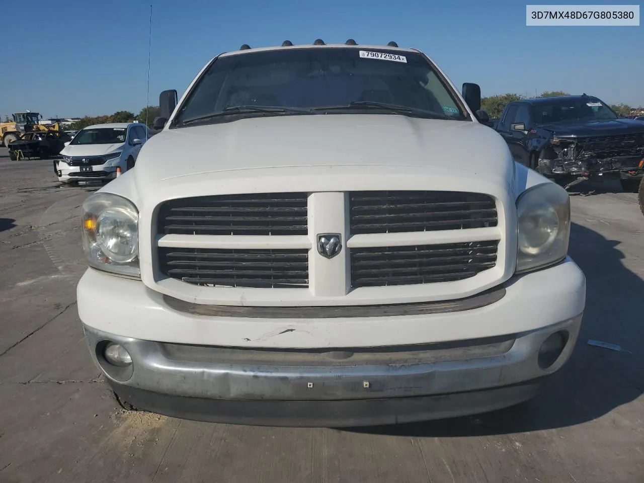 2007 Dodge Ram 3500 St VIN: 3D7MX48D67G805380 Lot: 79072934