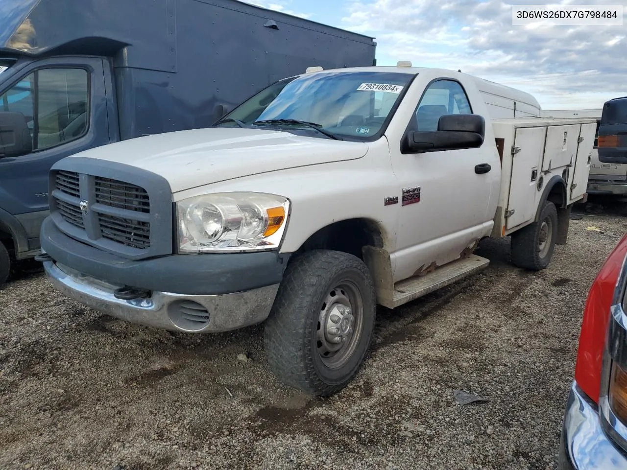 2007 Dodge Ram 2500 St VIN: 3D6WS26DX7G798484 Lot: 79310834