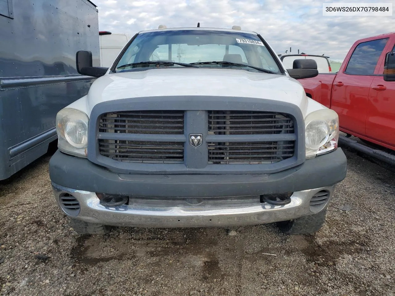 2007 Dodge Ram 2500 St VIN: 3D6WS26DX7G798484 Lot: 79310834