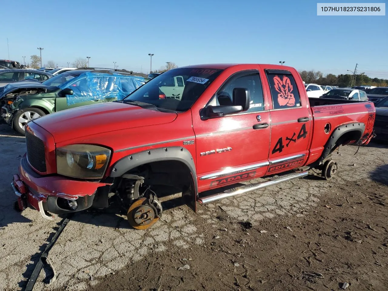 2007 Dodge Ram 1500 St VIN: 1D7HU18237S231806 Lot: 79655054