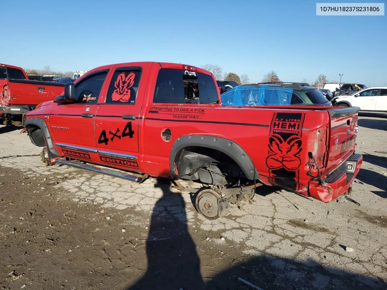 2007 Dodge Ram 1500 St VIN: 1D7HU18237S231806 Lot: 79655054