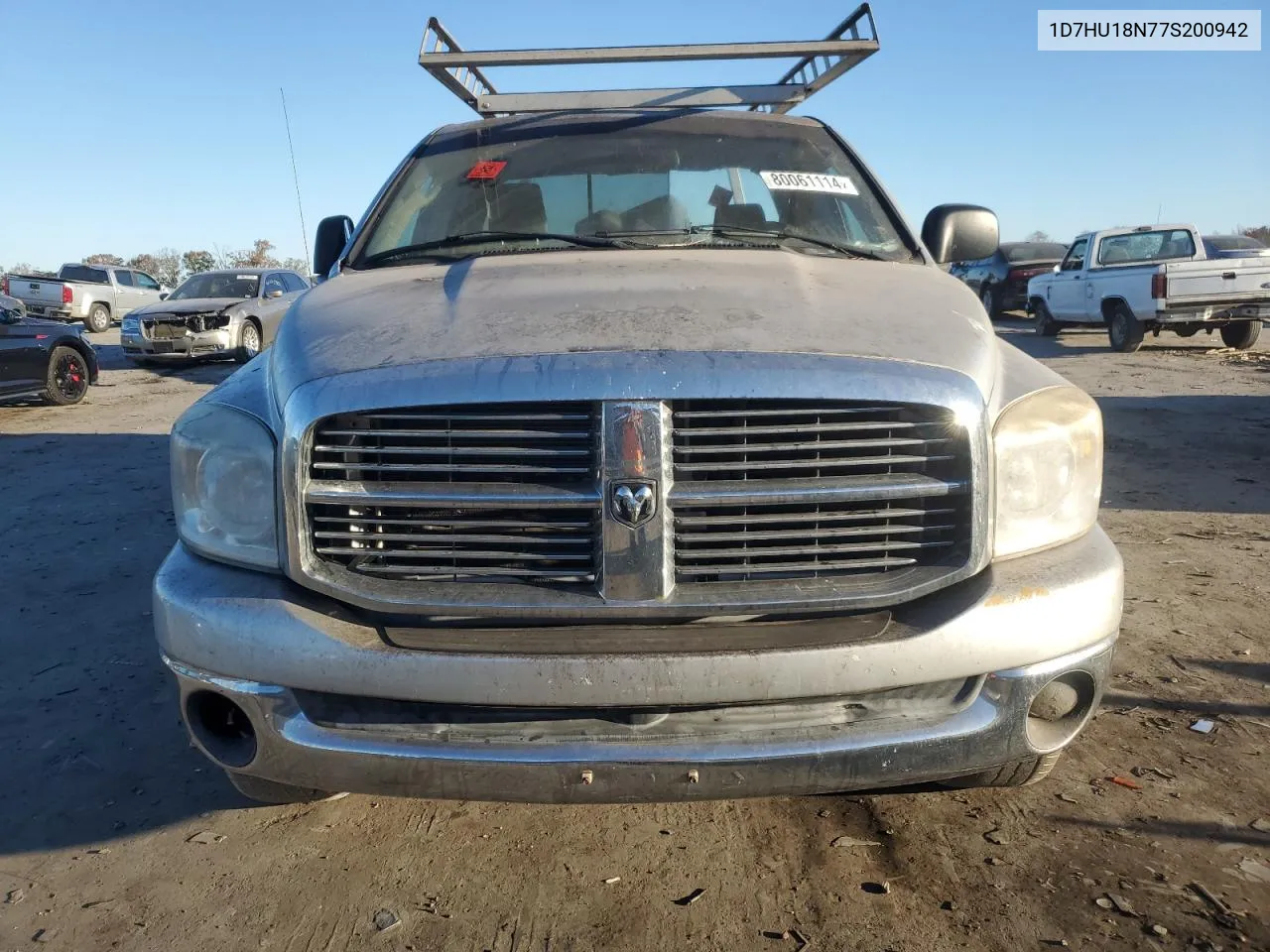 2007 Dodge Ram 1500 St VIN: 1D7HU18N77S200942 Lot: 80061114